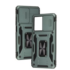 Чохол для Xiaomi Poco X5 Pro Camshield Army Ring зелений / light green