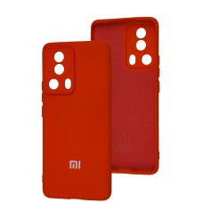 Чохол для Xiaomi 13 Lite Silicone Full camera червоний