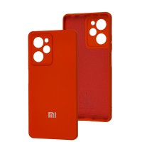 Чохол Xiaomi Poco X5 Pro Silicone Full camera червоний