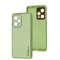 Чохол для Xiaomi Poco X5 Pro / Note 12 Pro Speed Leather Xshield pistachio