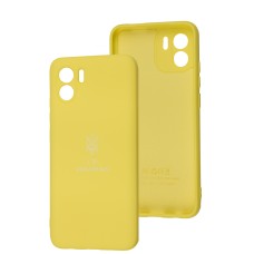 Чохол для Xiaomi Redmi A1/A2 Silicone Full Тризуб жовтий