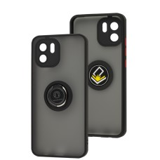 Чохол для Xiaomi Redmi A1/A2 LikGus Edging Ring чорний/червоний