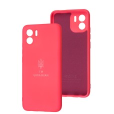 Чохол для Xiaomi Redmi A1/A2 Silicone Full Тризуб розовий / barbie pink