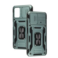 Чохол для Xiaomi Poco X4 Pro 5G Camshield Army Ring зелений / light green