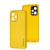 Чохол для Xiaomi Poco X5 / Note 12 5G Leather Xshield yellow