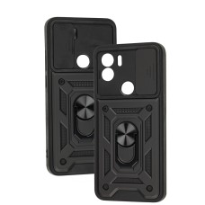 Чохол для Xiaomi Redmi A1+ / A2+ Serge Ring Armor ударостійкий чорний