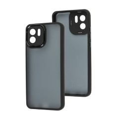 Чохол для Xiaomi Redmi A1 Luxury Metal Lens чорний