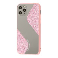 Чохол для iPhone 11 Pro Max Shine mirror рожевий