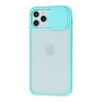 Чохол для iPhone 11 Pro Max LikGus Camshield camera protect бірюзовий
