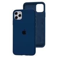 Чохол для iPhone 11 Pro Max Silicone Full navy blue