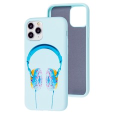 Чохол для iPhone 11 Pro Max Art case блакитний