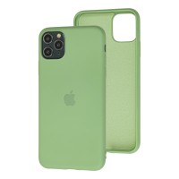 Чохол для iPhone 11 Pro Max Silicone cover 360 м'ятний