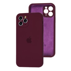 Чохол для iPhone 11 Pro Max Square Full camera бордовий / maroon