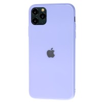 Чохол для iPhone 11 Pro Max New glass бузковий