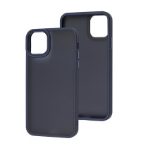 Чохол для iPhone 11 Pro Max Metal Bezel темно-синій