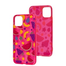 Чохол для iPhone 11 Pro Max Summer Time pink / fruits