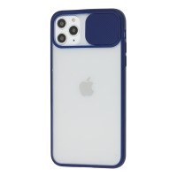 Чохол для iPhone 11 Pro Max LikGus Camshield camera protect синій
