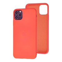 Чохол для iPhone 11 Pro Max Silicone cover 360 помаранчевий