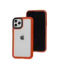 Чохол для iPhone 11 Pro Metal Buttons червоний