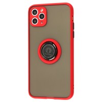 Чохол для iPhone 11 Pro Max LikGus Edging Ring червоний