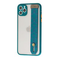 Чохол для iPhone 11 Pro Max WristBand LV зелений