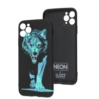 Чохол для iPhone 11 Pro Max WAVE neon x luxo Wild wolf