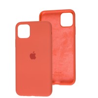 Чохол для iPhone 11 Pro Max Silicone Full оранжевий / pink citrus