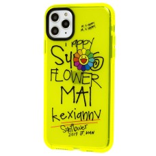 Чохол для iPhone 11 Pro Max Neon print happy