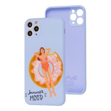Чохол для iPhone 11 Pro Max Wave Fancy summer mood/light purple