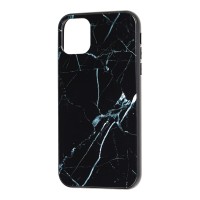 Чохол для iPhone 11 Pro Max Marble "чорний"