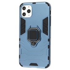 Чохол для iPhone 11 Pro Max Transformer Ring удароміцний з кільцем сірий