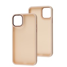 Чохол для iPhone 11 Pro Max Metal Bezel персиковий