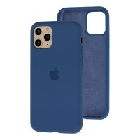 Чохол для iPhone 11 Pro Max Silicone Full "аляскинський синій"