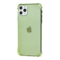 Чохол для iPhone 11 Pro Max WXD ударостійкий зелений/прозорий