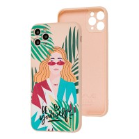 Чохол для iPhone 11 Pro Max Wave Fancy girl go wild / pink sand
