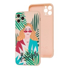 Чохол для iPhone 11 Pro Max Wave Fancy girl go wild / pink sand