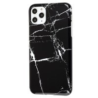 Чохол для iPhone 11 Pro Max Design Mramor Glossy чорний