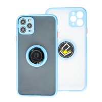 Чохол для iPhone 11 Pro Max LikGus Edging Ring бірюзовий