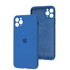 Чохол для iPhone 11 Pro Max Silicone Slim Full camera royal blue