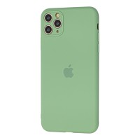 Чохол для iPhone 11 Pro Max Silicone Slim Full м'ятний