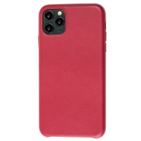 Чохол для iPhone 11 Pro Max Leather classic "marsala"