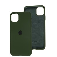 Чохол для iPhone 11 Pro Max Silicone Full dark geen