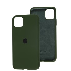 Чохол для iPhone 11 Pro Max Silicone Full dark geen