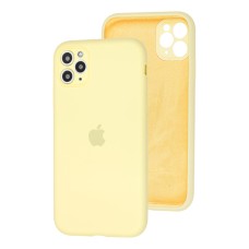 Чохол для iPhone 11 Pro Max Silicone Slim Full camera mellow yellow