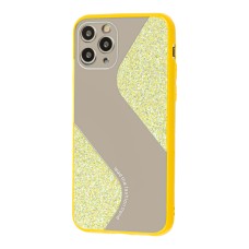 Чохол для iPhone 11 Pro Max Shine mirror жовтий