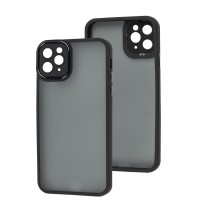 Чохол для iPhone 11 Pro Max Luxury Metal Lens чорний
