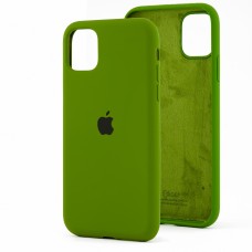 Чохол для iPhone 11 Silicone Full зелений / dark olive
