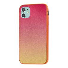 Чохол для iPhone 11 Pro Ambre glass "червоно-золотистий"