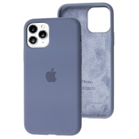 Чохол для iPhone 11 Pro Silicone Full сірий / lavender gray