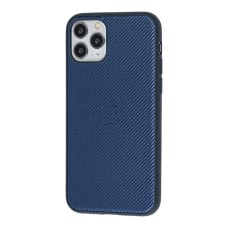 Чохол для iPhone 11 Pro Fiber Logo синій